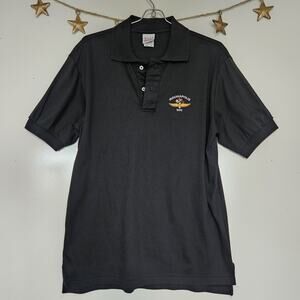 Indianapolis 500 Medium Vintage Todd Polo Shirt 90s Sports Race Car Cotton Retro